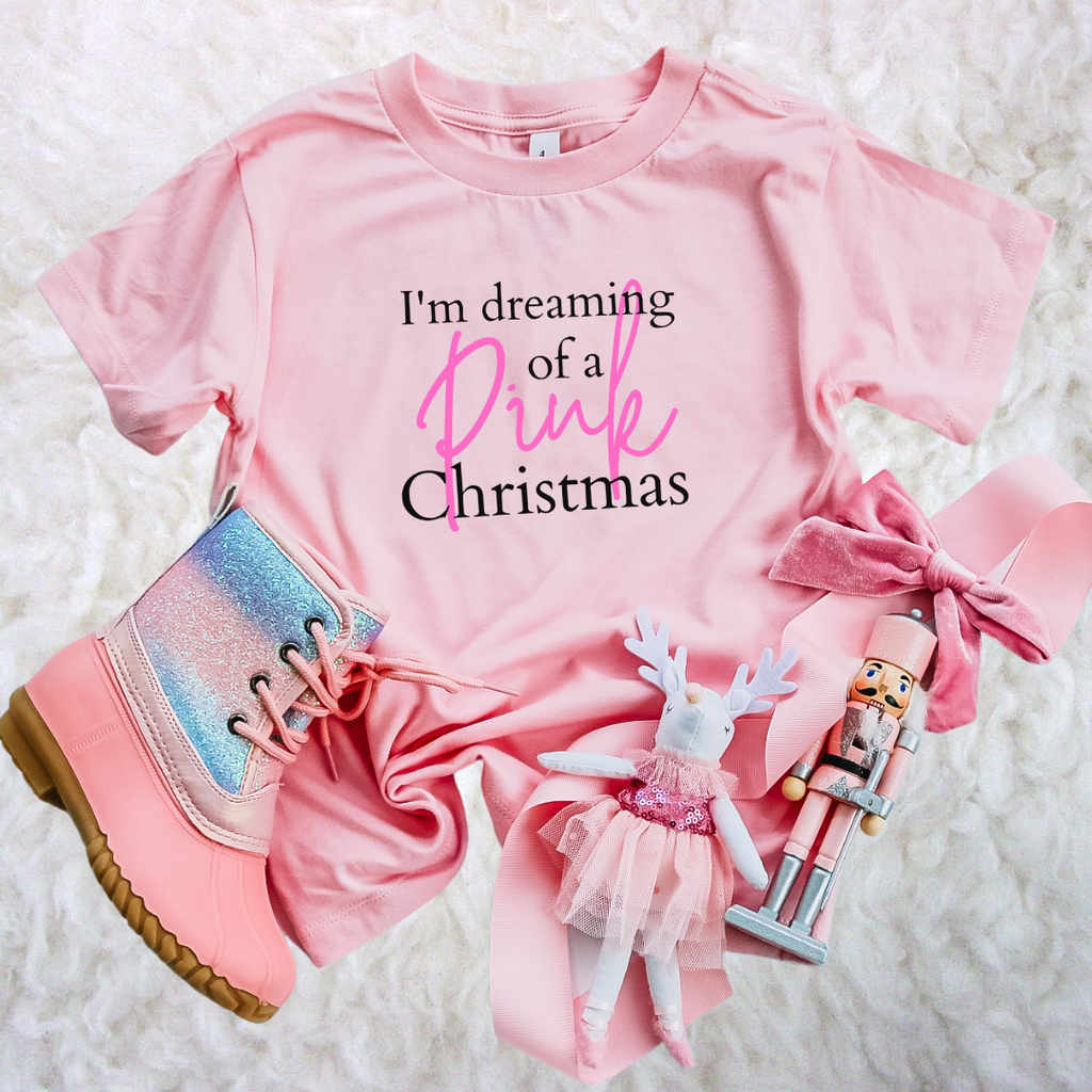 I'm Dreaming of a Pink Christmas- Toddler/Youth