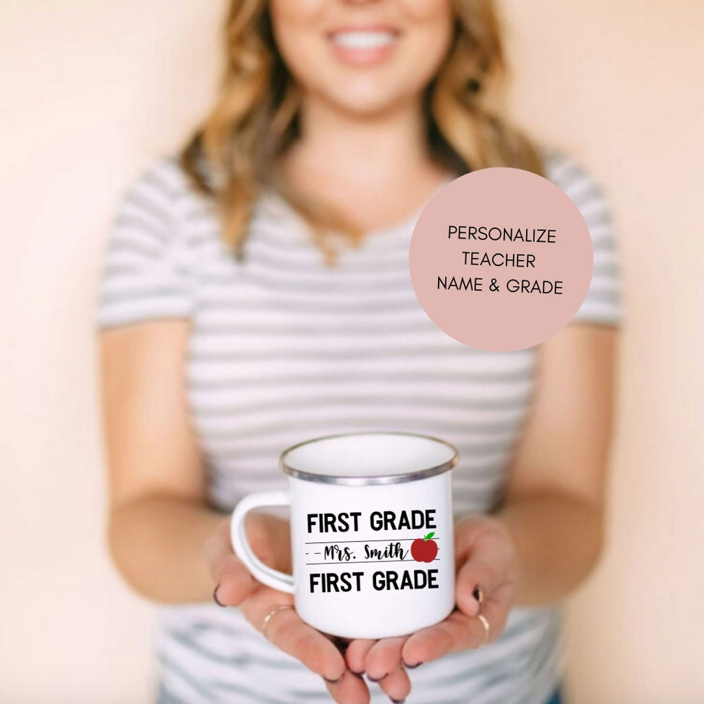 Personalized Teacher Name & Grade Mug-mug-Simply September