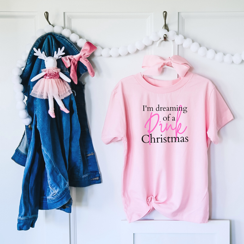 I'm Dreaming of a Pink Christmas- Toddler/Youth