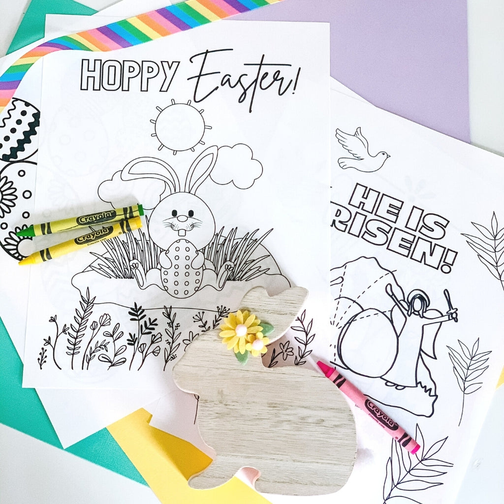 Easter Coloring Sheets (4)-printable-Simply September