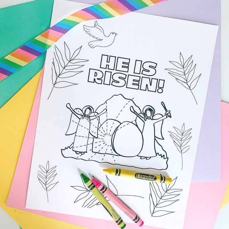 Easter Coloring Sheets (4)-printable-Simply September