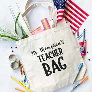 Personalized Teacher Bag-tote-Simply September