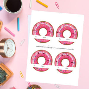 Donut Tags- Teacher Appreciation