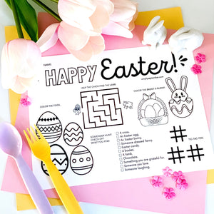 Easter Activity Placemat-printable-Simply September