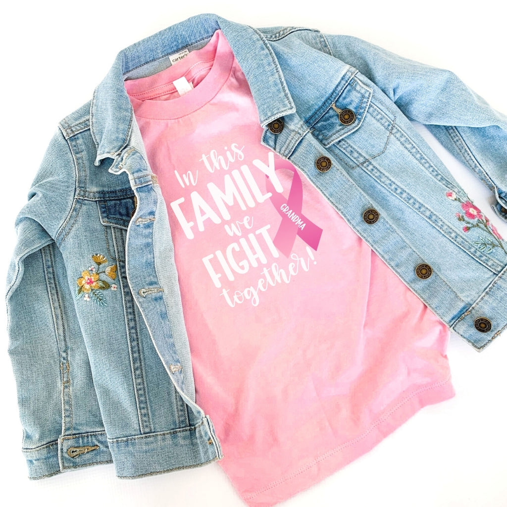 Youth- In This Family We Fight Together/ Family Cancer Support-shirt-Simply September