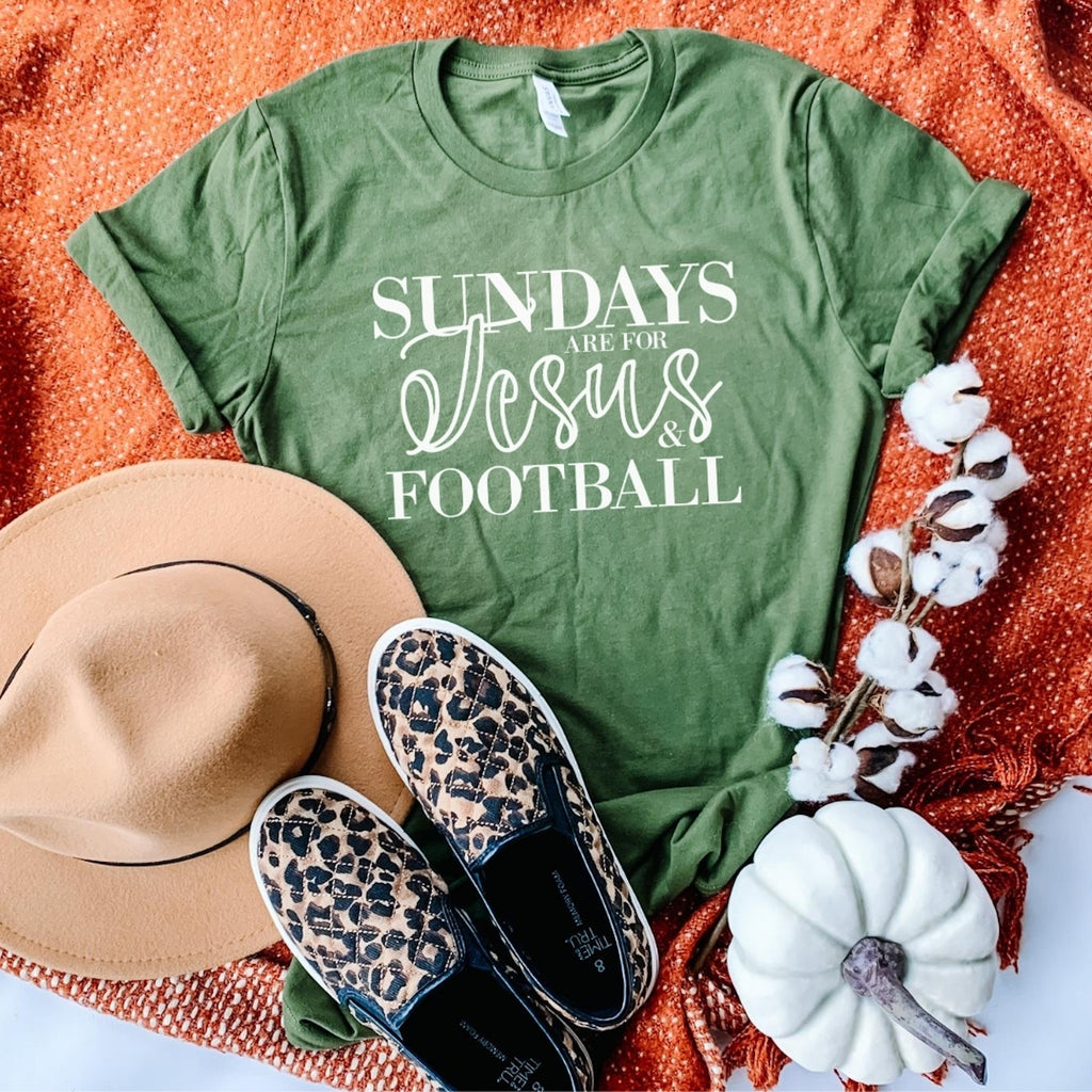 Sundays are for Jesus and Football Shirt-shirt-Simply September