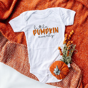 Little Pumpkin Personalized Baby Bodysuit-bodysuit-Simply September