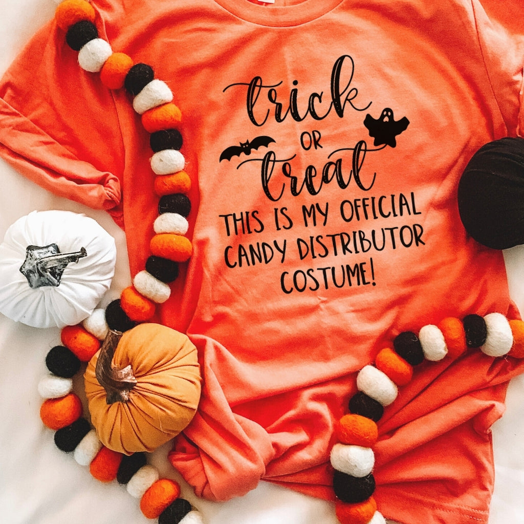 Candy Distributor Trick or Treat Shirt-Simply September