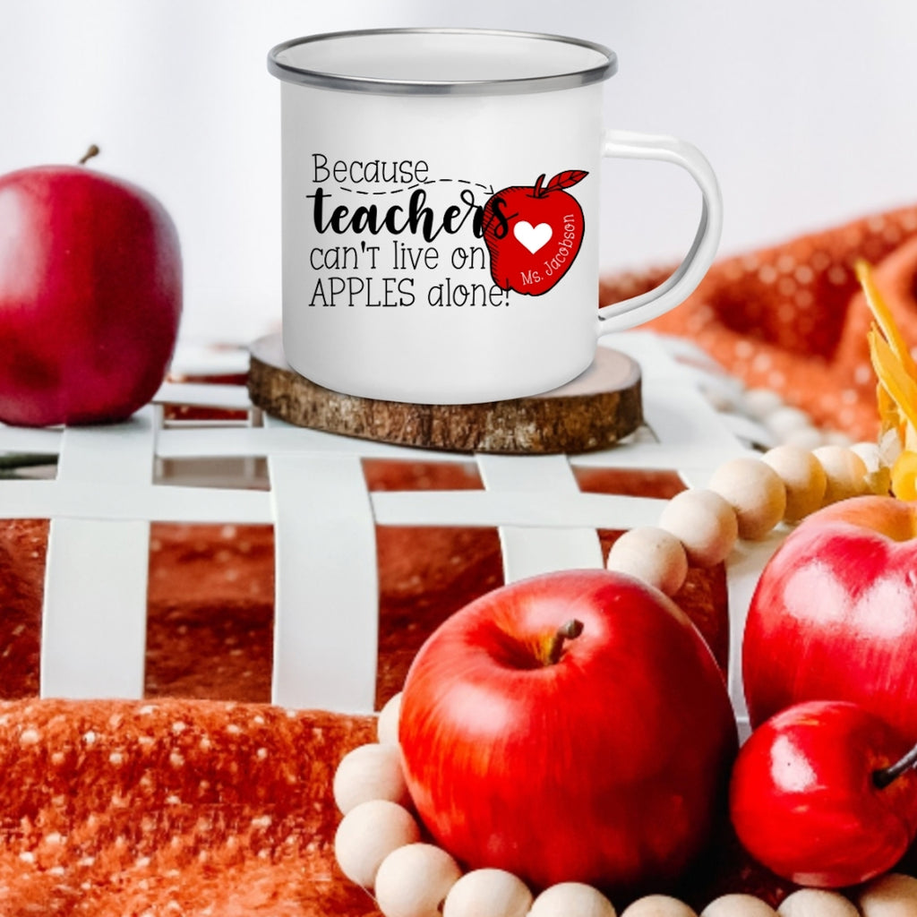 Teacher Apple Personalized Mug-mug-Simply September
