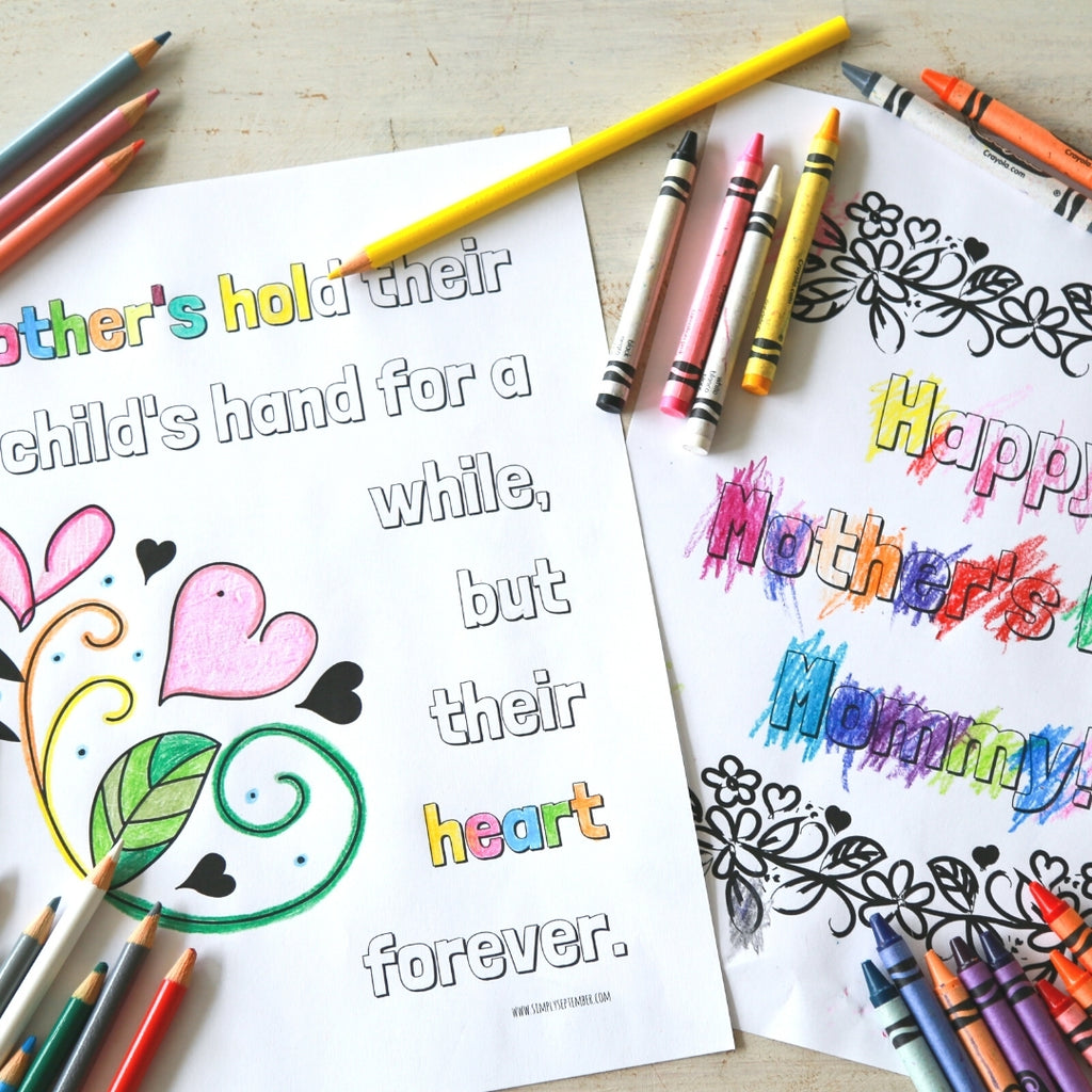 Mother's Day Coloring Pages-printable-Simply September