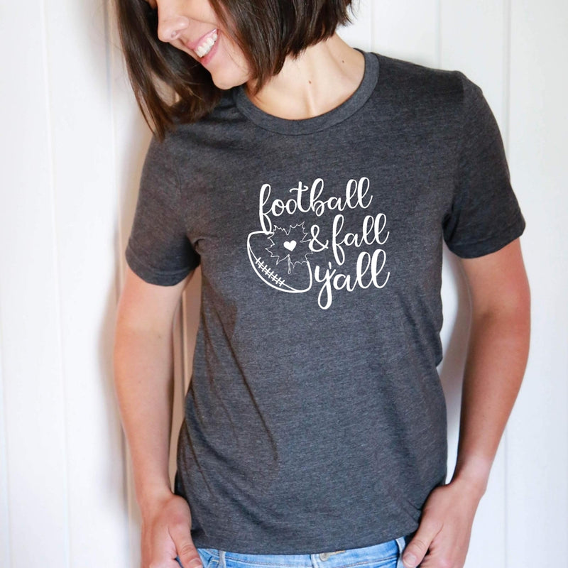 Football & Fall Y'all Shirt-shirt-Simply September