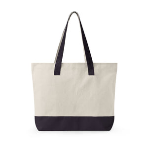 Zippered Canvas Tote