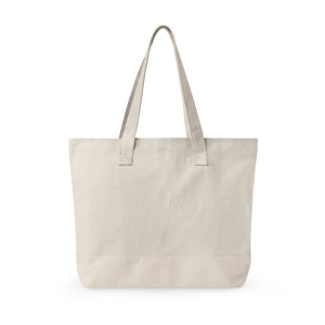 Zippered Canvas Tote