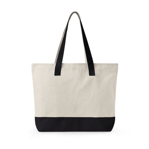 Zippered Canvas Tote