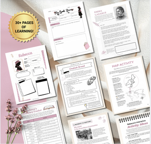 Rebecca 1914 Literature & History Unit Study | American Girl Inspired Curriculum | Printable Homeschool PDF | Immigration & Early 20th Century America