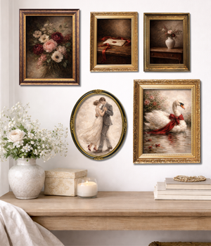 A Vintage Valentine — Romantic Wall Art Bundle