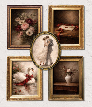 A Vintage Valentine — Romantic Wall Art Bundle