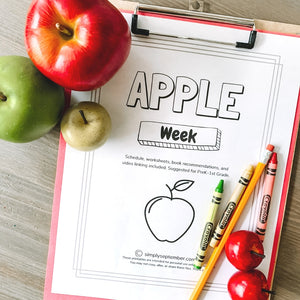 Simply September Apple Week Theme product_description printable.