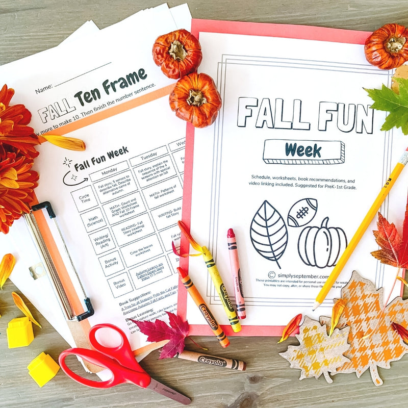 Fall Fun Week Theme-printable-Simply September