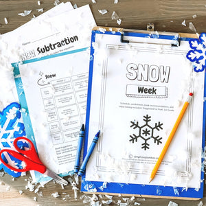 Snow Week Theme-printable-Simply September