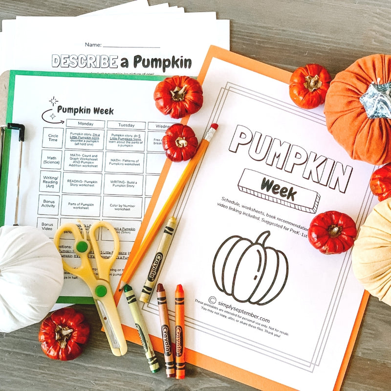 Pumpkin Week Theme-printable-Simply September