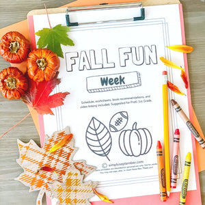 Fall Fun Week Theme-printable-Simply September