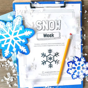 Snow Week Theme-printable-Simply September