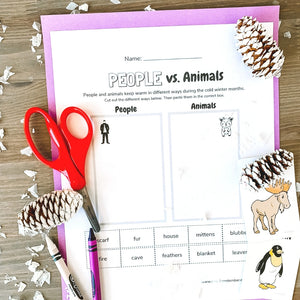 Winter Animals Week Theme-printable-Simply September