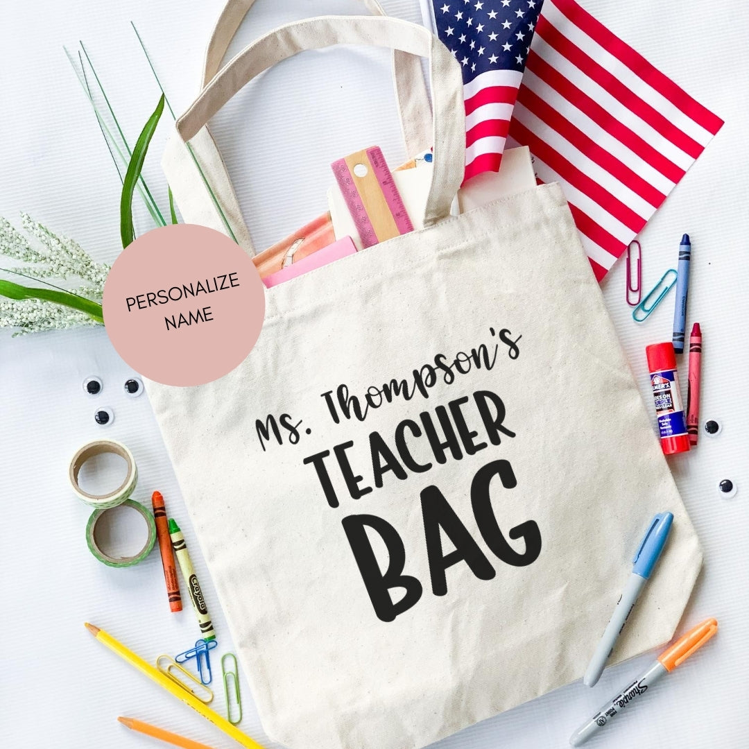 Personalized Teacher Bag – Simply September