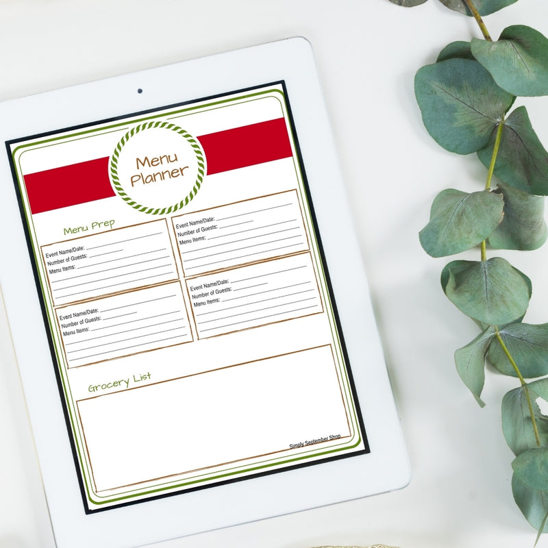 The Busy Woman's Holiday Organizational Booklet-printable-Simply September