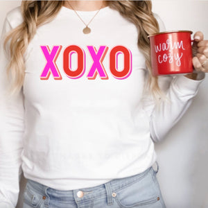 Womens XOXO Valentines Day Sweatshirt for Women, Hugs and Kisses, Valentines Day Shirt, Valentines Gift for Her, XOXO Sweatshirt